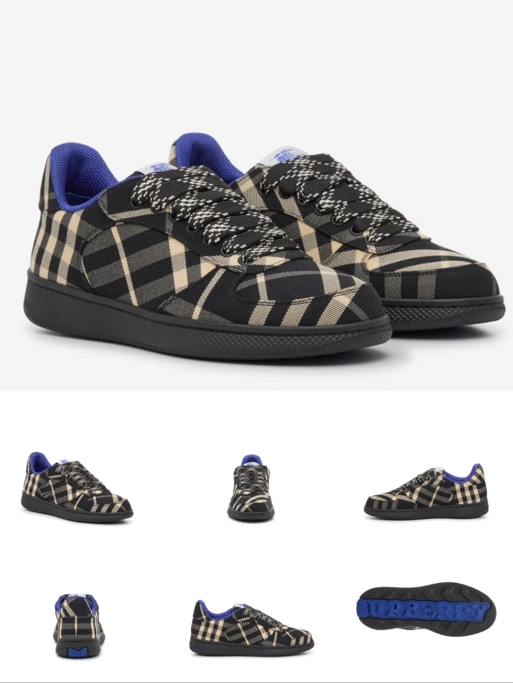 Burberry Terrace Check Sneaker